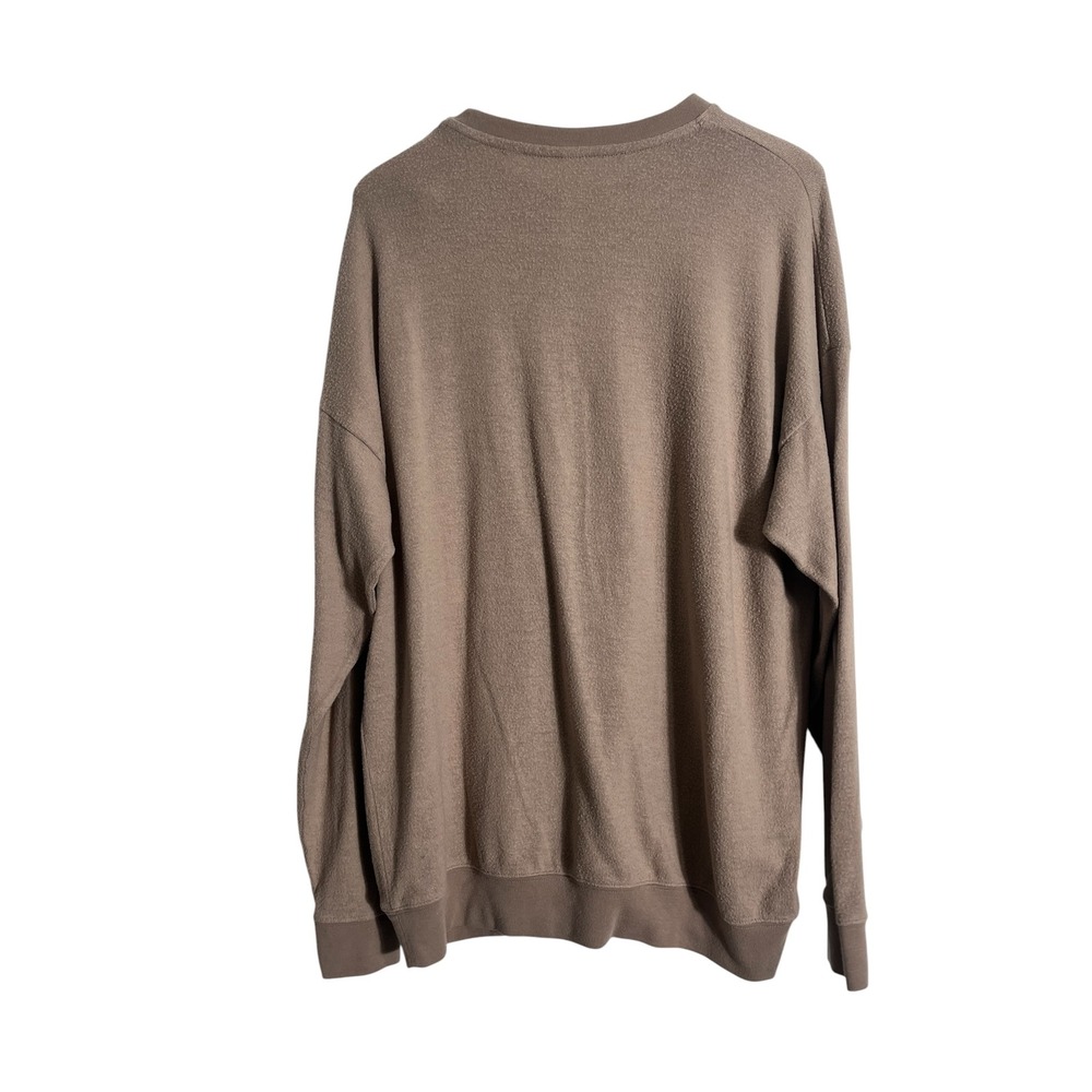 ALO Soho Pullover Gravel Heather Beige W3295R - Picture 3 of 8